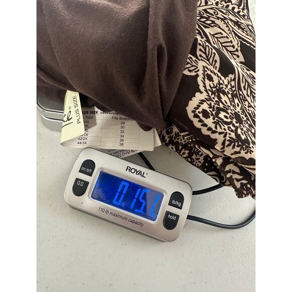 Vtg Erica Brooke Strapless Dress Size 24 Brown Fairy 80s Whimsical Floral Boho - Picture 11 of 12